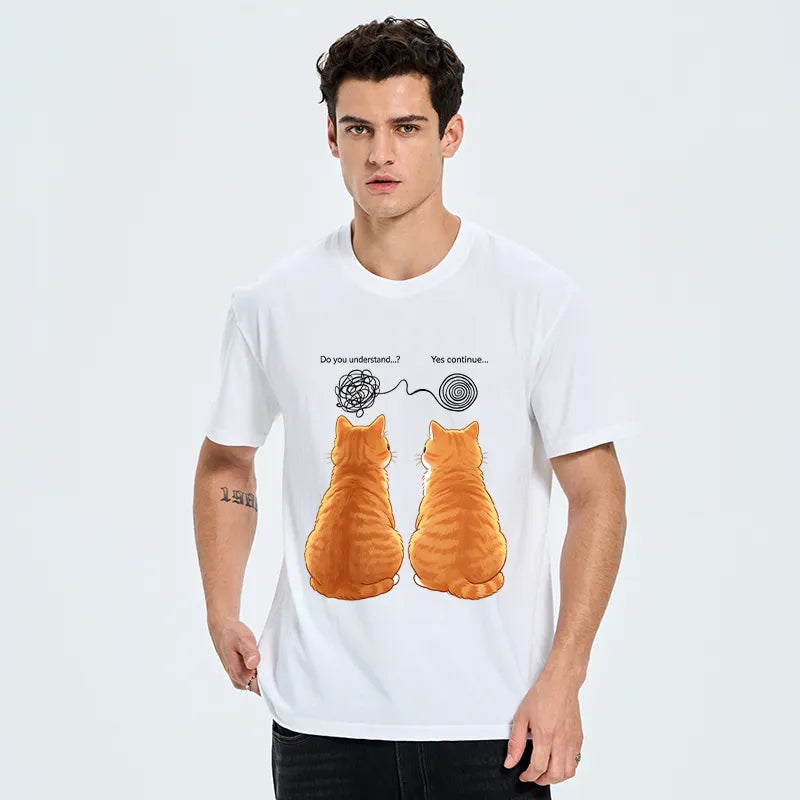 Kyoto-Lion Relatable Cat Thoughts Classic T-Shirt