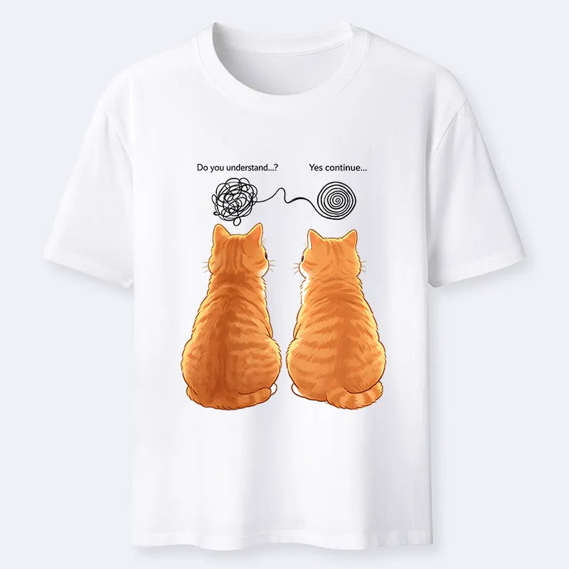 Kyoto-Lion Relatable Cat Thoughts Classic T-Shirt