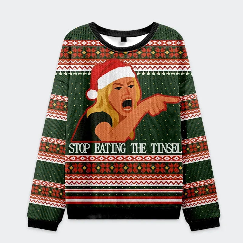 Japanese cat couple Christmas sweatshirt gift idea