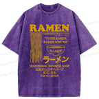 Retro Japanese ramen t-shirt for men