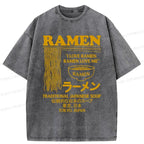 Retro Japanese ramen t-shirt for men