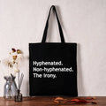 Kyoto-Lion Hyphenated Funny Tote Bag