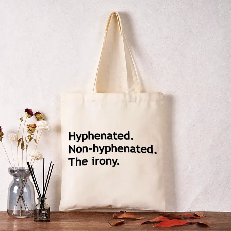 Kyoto-Lion Hyphenated Funny Tote Bag