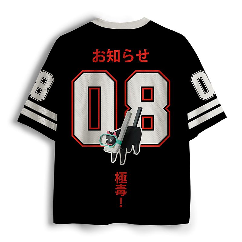 trendy unisex mesh jersey for streetwear