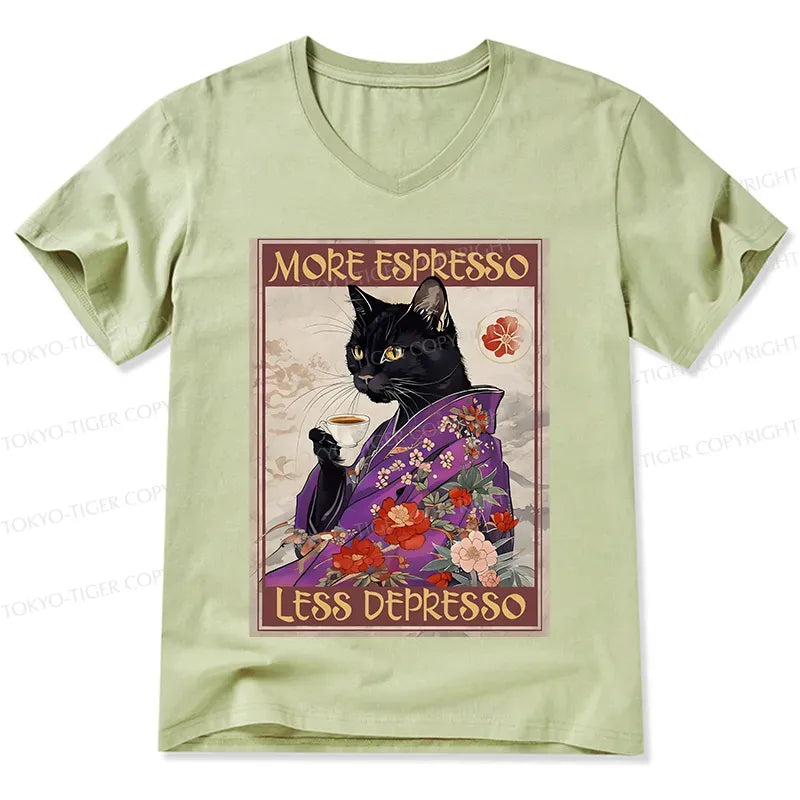 Trending Kyoto-Lion Cat Coffee Tee