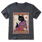 Trending Kyoto-Lion Cat Coffee Tee