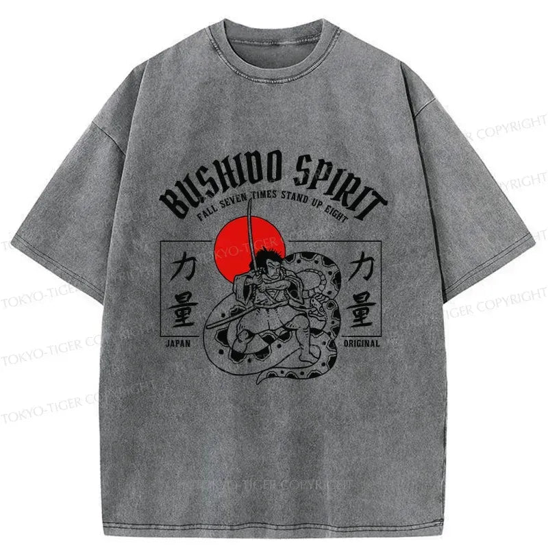 Samurai Spirit Washed T-Shirt Best Seller
