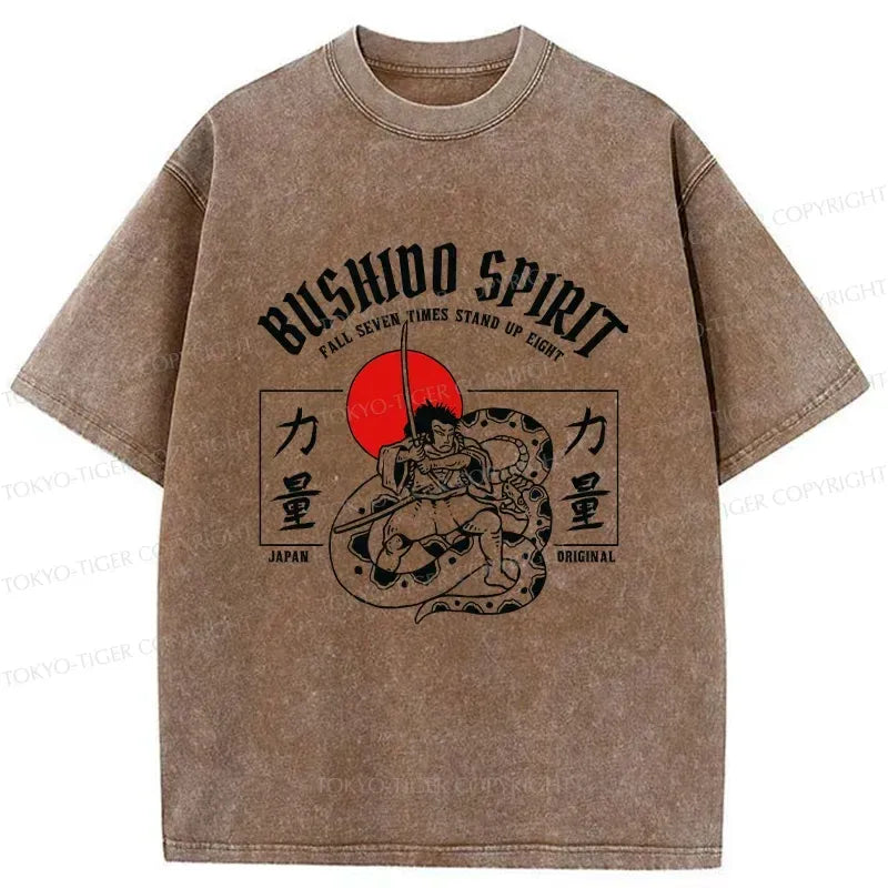Samurai Spirit Washed T-Shirt Best Seller