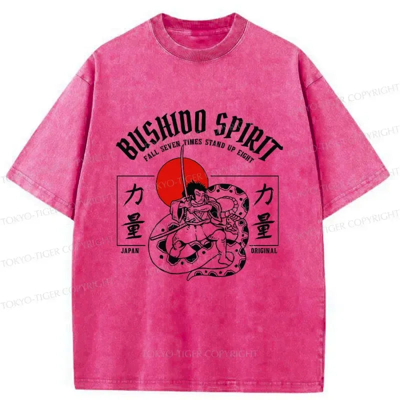Samurai Spirit Washed T-Shirt Best Seller