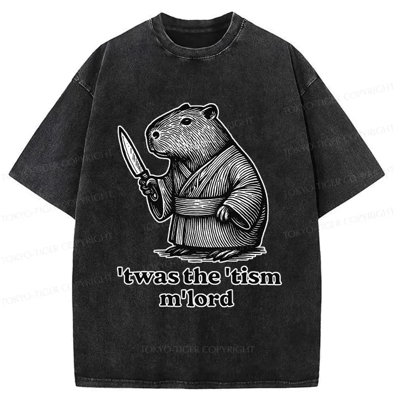 Unisex Samurai Capybara T-Shirt for Daily Wear