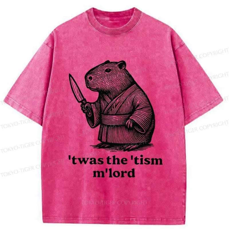 Unisex Samurai Capybara T-Shirt for Daily Wear