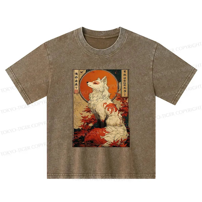 Nine Tailed Fox Kids T-Shirt Best Seller