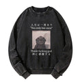 japanese funny cat sweatshirt on sale