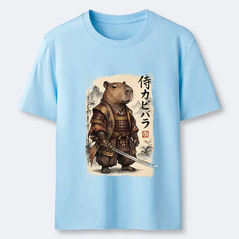 Vintage Ukiyo-e Capybara Tee for Streetwear