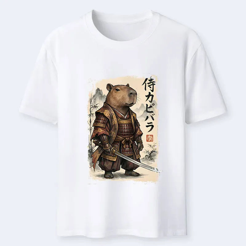 Vintage Ukiyo-e Capybara Tee for Streetwear