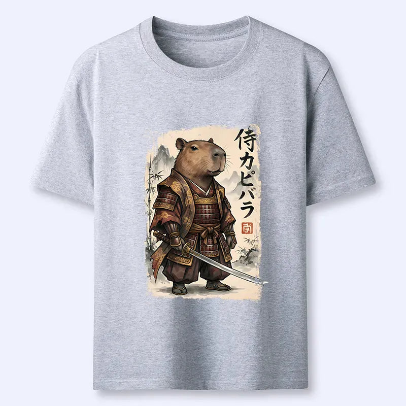 Japanese Samurai Capybara Classic T-Shirt