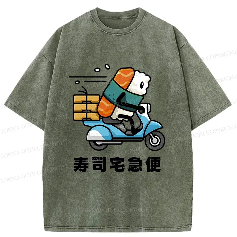 Kyoto-Lion Sushi Express Washed T-Shirt