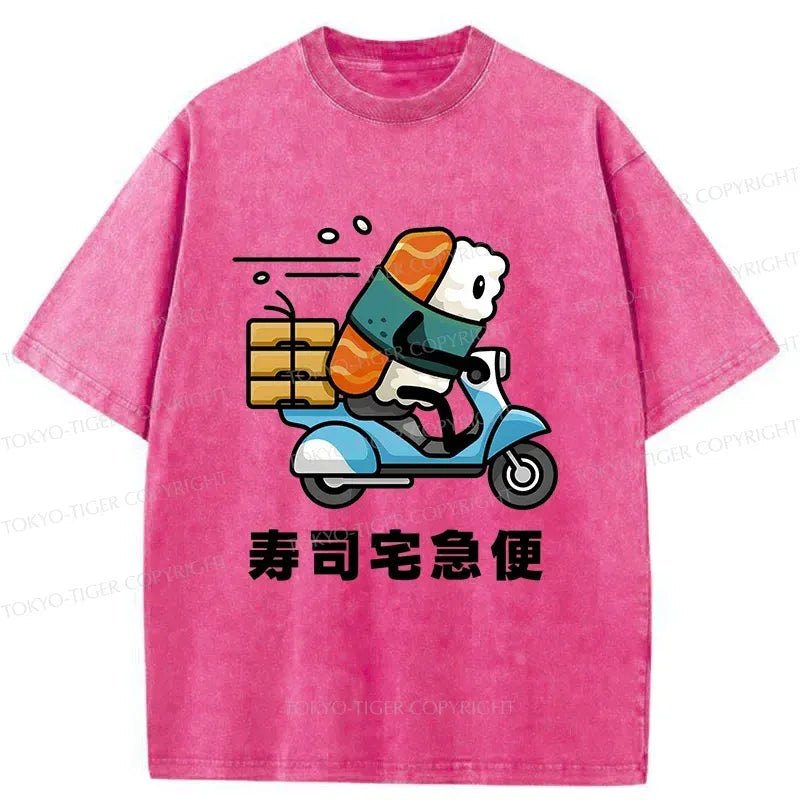 Kyoto-Lion Sushi Express Washed T-Shirt