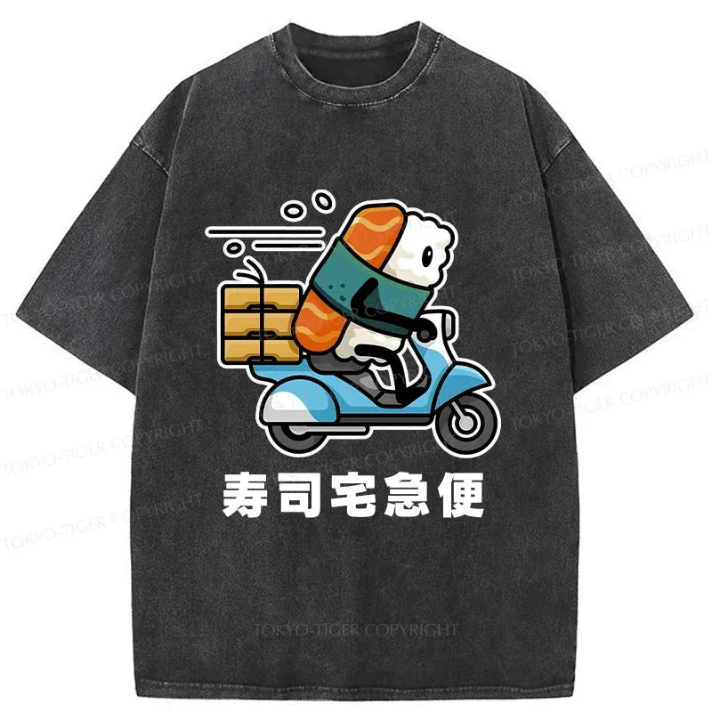 Kyoto-Lion Sushi Express Washed T-Shirt