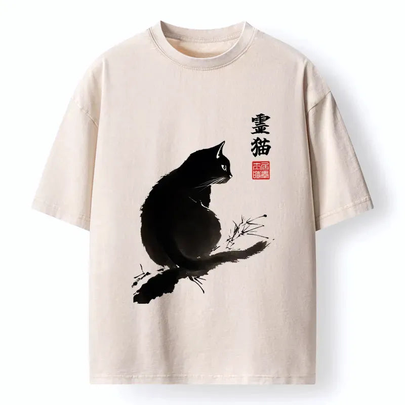 Unisex Cotton Cat T-Shirt with Free Shipping