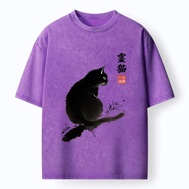 Unisex Cotton Cat T-Shirt with Free Shipping