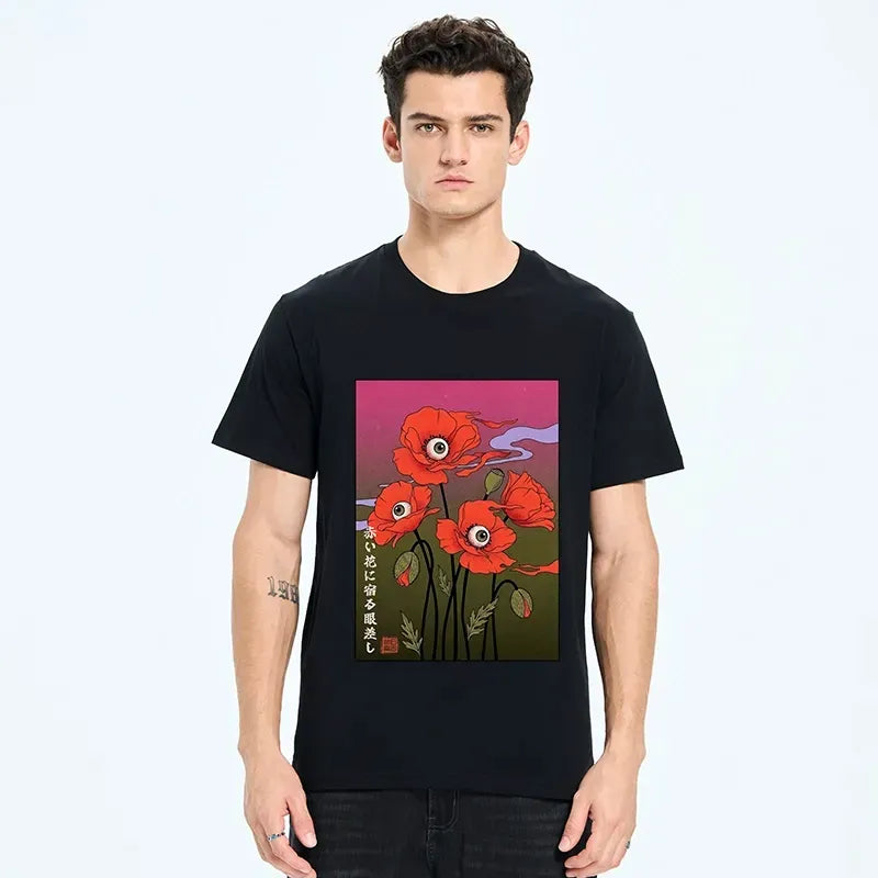 Mystic Eye Print T-Shirt on Sale