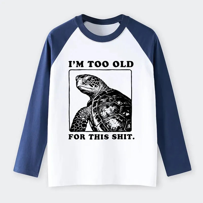 Japanese Turtle I Quit Meme Long Sleeve Tee