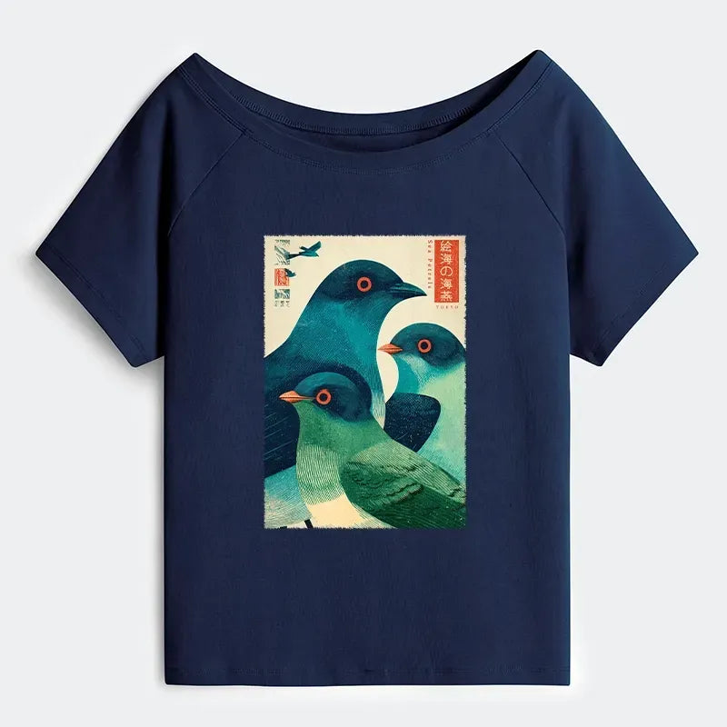 Kyoto art t-shirt gift for her