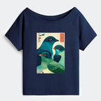 Kyoto art t-shirt gift for her