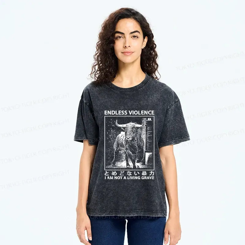 Vintage Kyoto Lion Unisex Cotton Tee