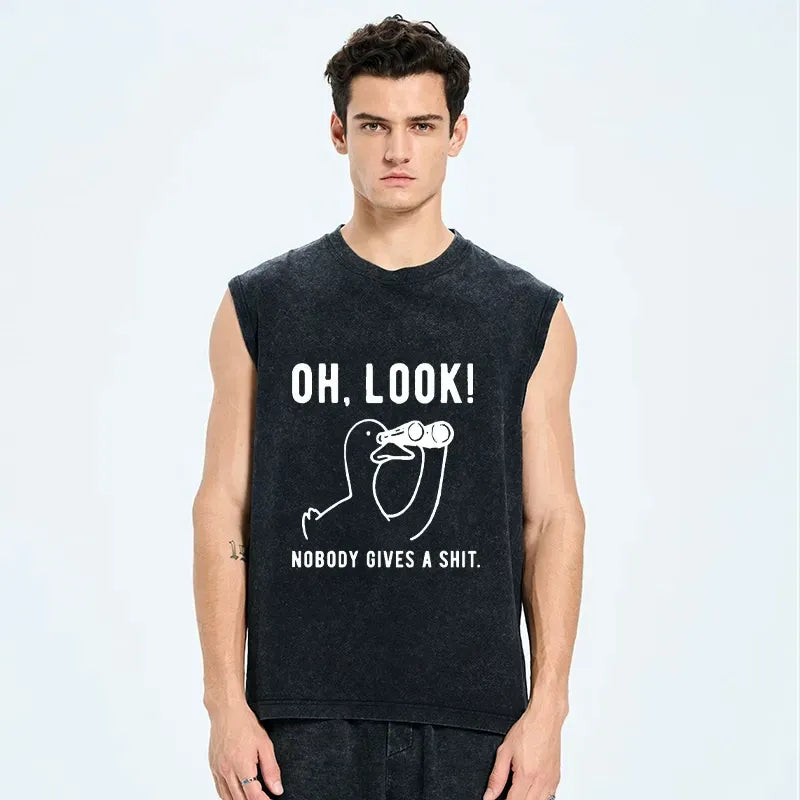 Vintage Kyoto Lion Tank Top for Streetwear