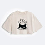 washed unisex cotton tee for summer