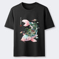 Flowing Koi Unisex Tee for Vacation