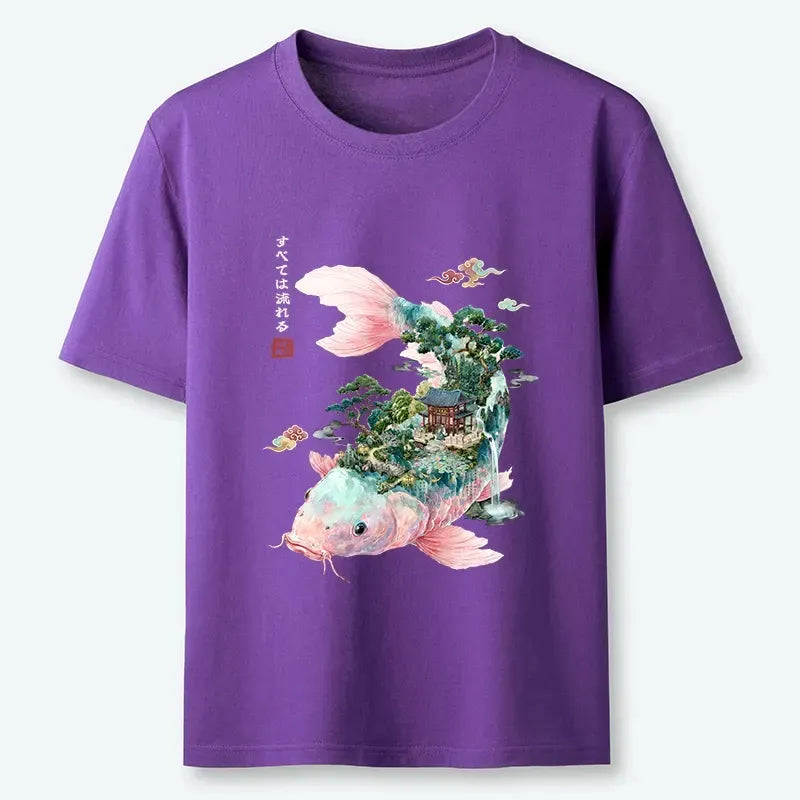 Japanese Koi Classic T-Shirt for Daily Wear