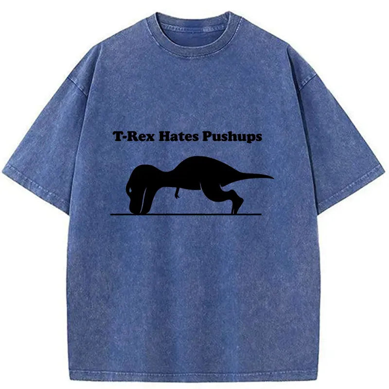 Funny Dinosaur Push-ups T-Shirt for Men