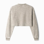 Kyoto-Lion Overthink Master Owl Washed Crop Sweatshirt