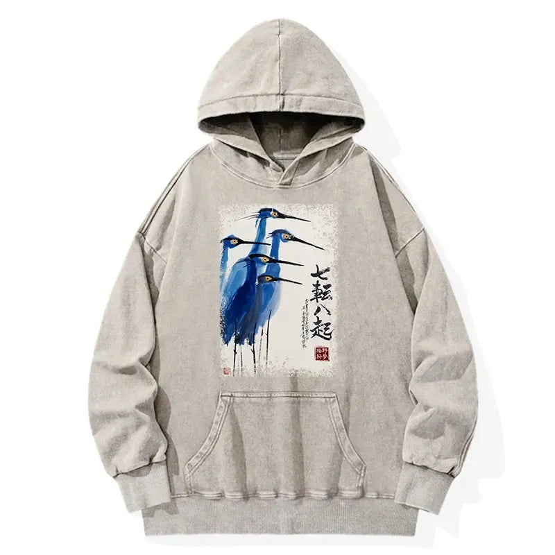 Washed Hoodie for Daily Wear