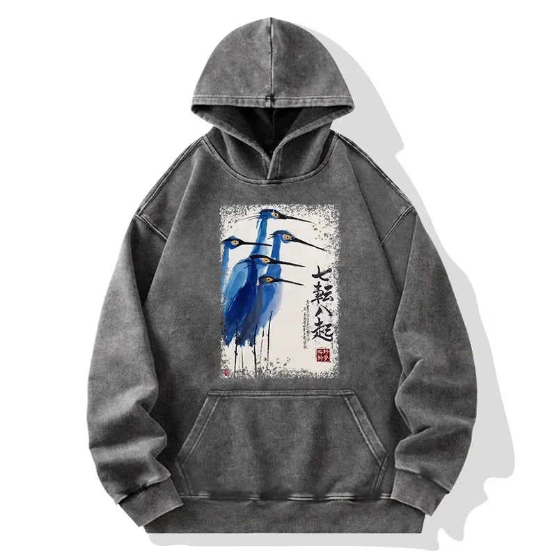 Washed Hoodie for Daily Wear