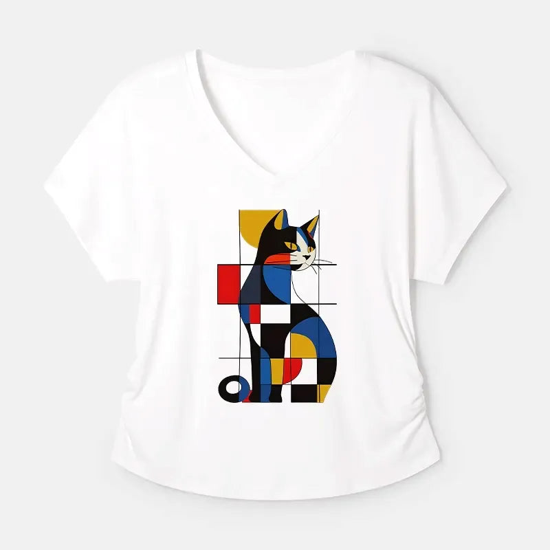 Kyoto Lion Ukiyo-e T-Shirt for Summer