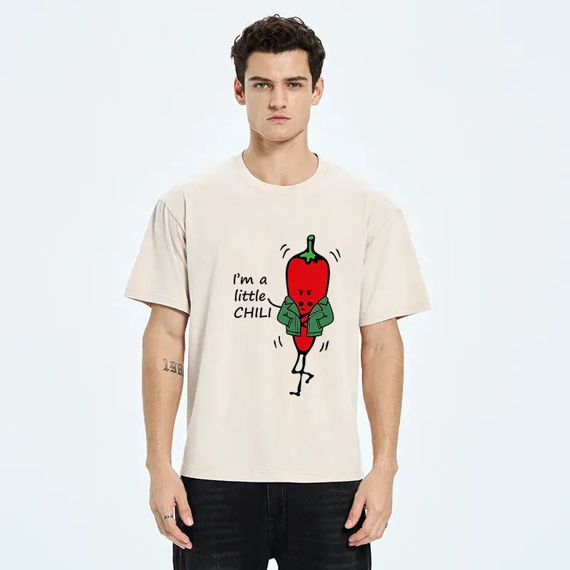 Funny Washed T-Shirt for Daily Wear