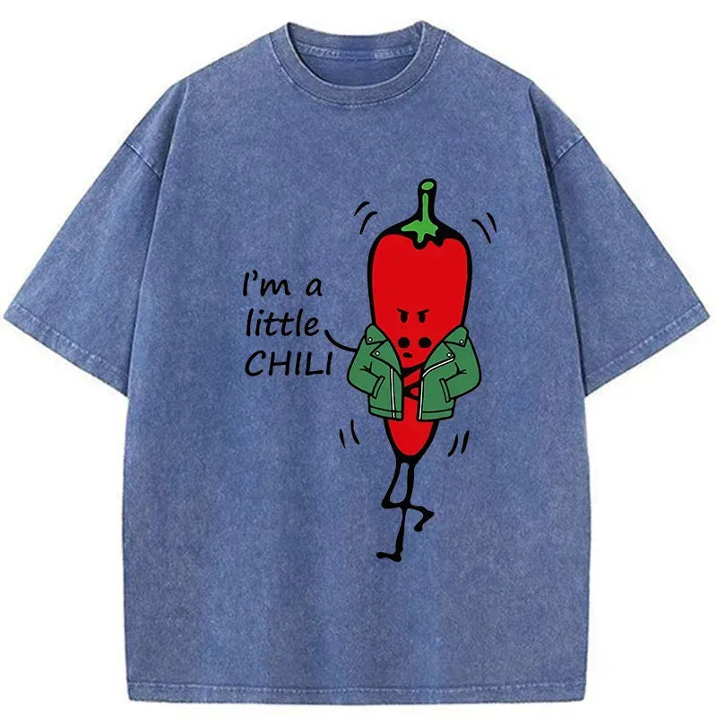 Funny Washed T-Shirt for Daily Wear