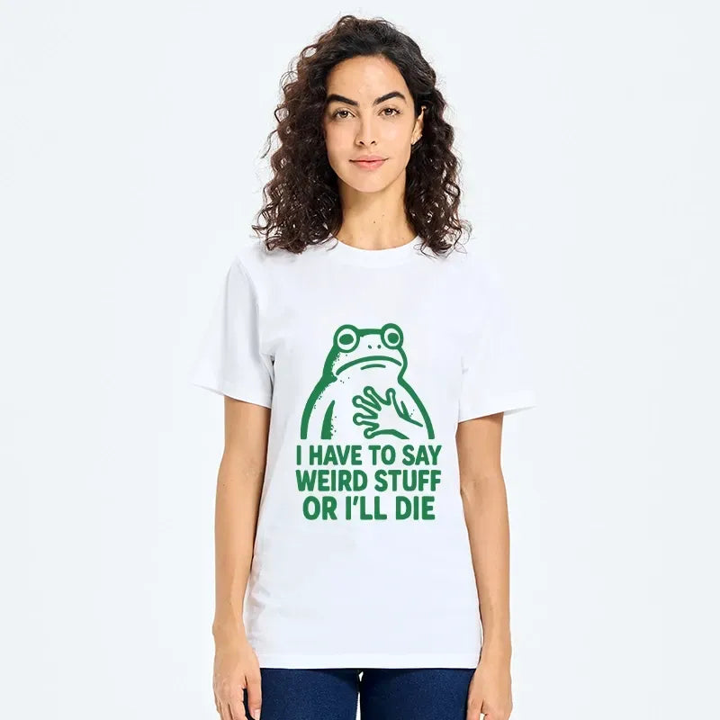 Kyoto-Lion Weird Frog Funny Meme Classic T-Shirt