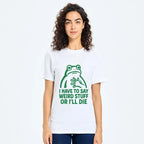 Kyoto-Lion Weird Frog Funny Meme Classic T-Shirt