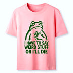funny frog meme t-shirt for gift