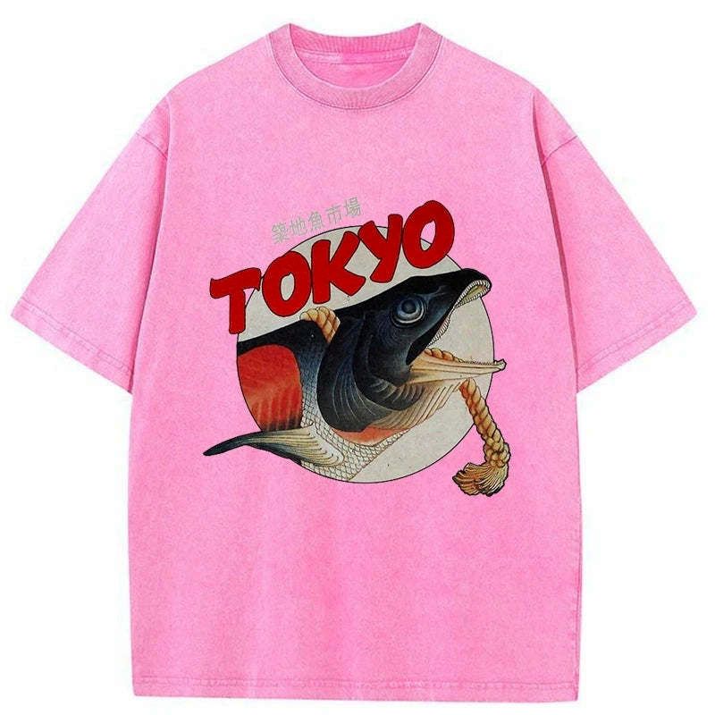 Vintage Japanese Fish Market T-Shirt