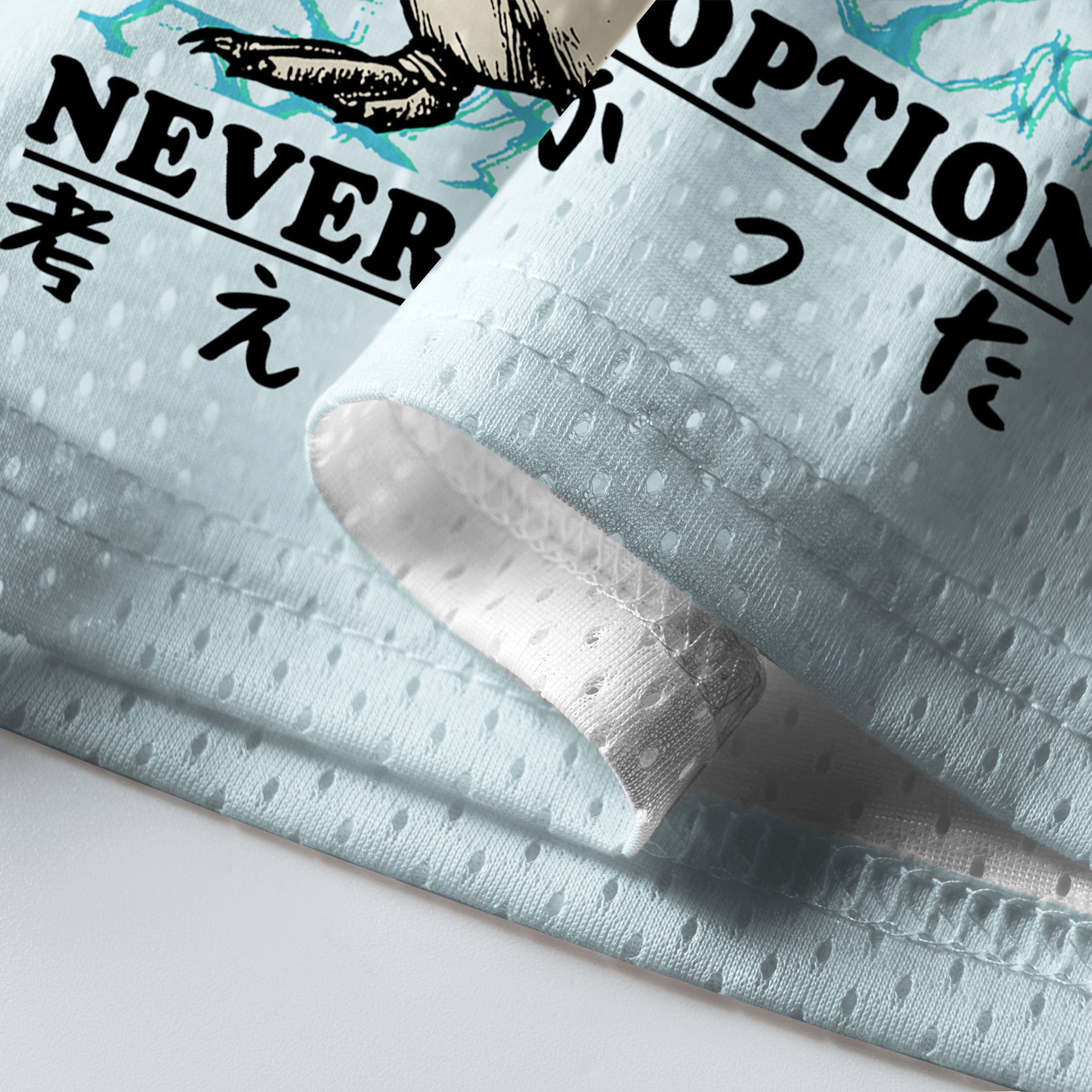 Kyoto-Lion No Retreat Samurai Penguin Mesh Jersey
