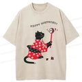 Unisex Birthday Cat Shirt for Casual Wear