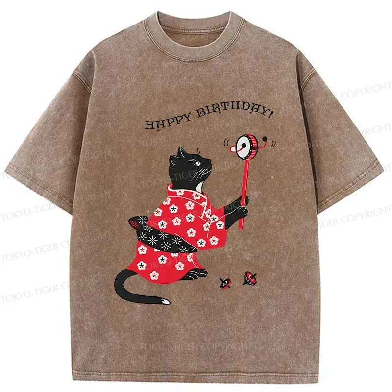 Vintage Kyoto Lion Cat Tee for Everyday