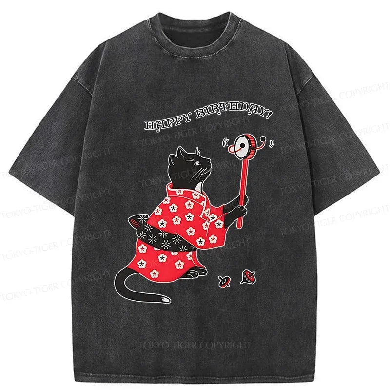 Vintage Kyoto Lion Cat Tee for Everyday