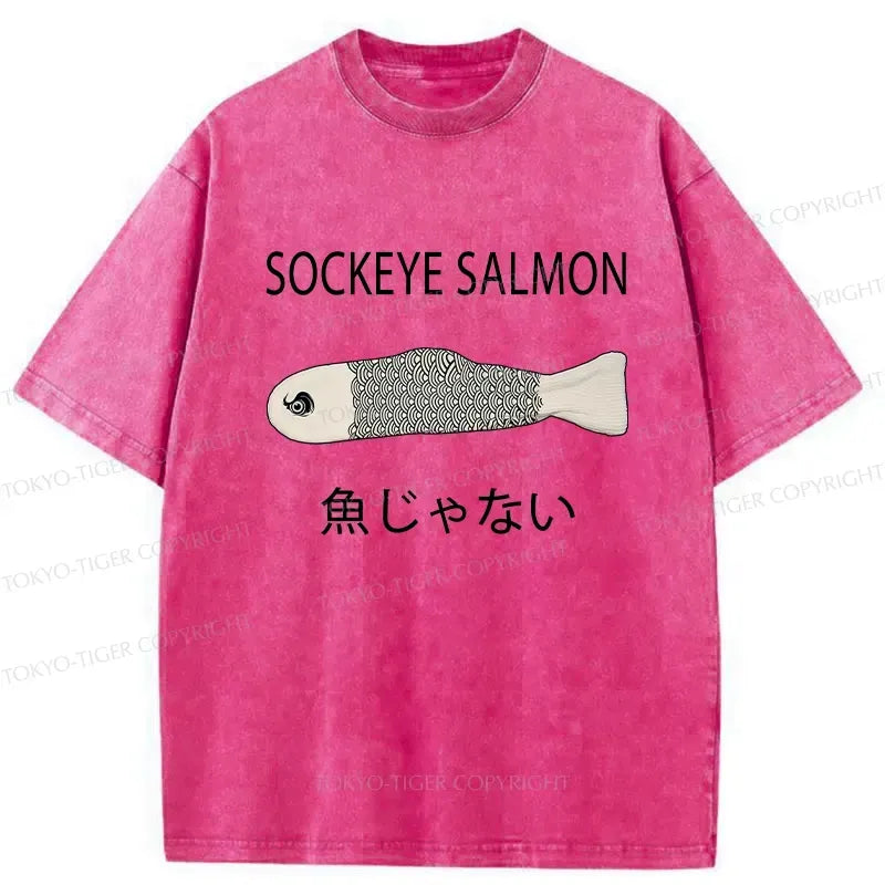 Vintage sockeye salmon tee on sale